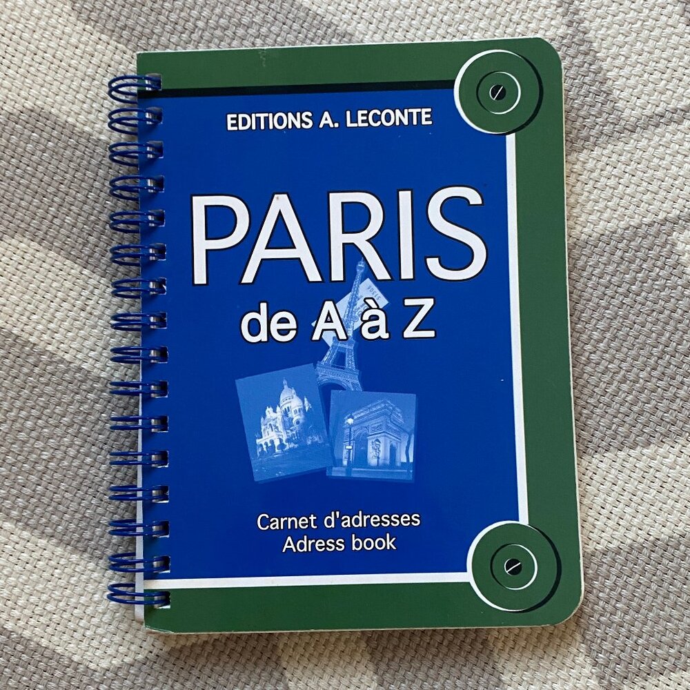 Paris Themed Address Book